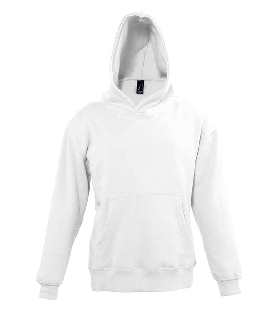 SOL'S Kids Slam Hooded Sweatshirt | White