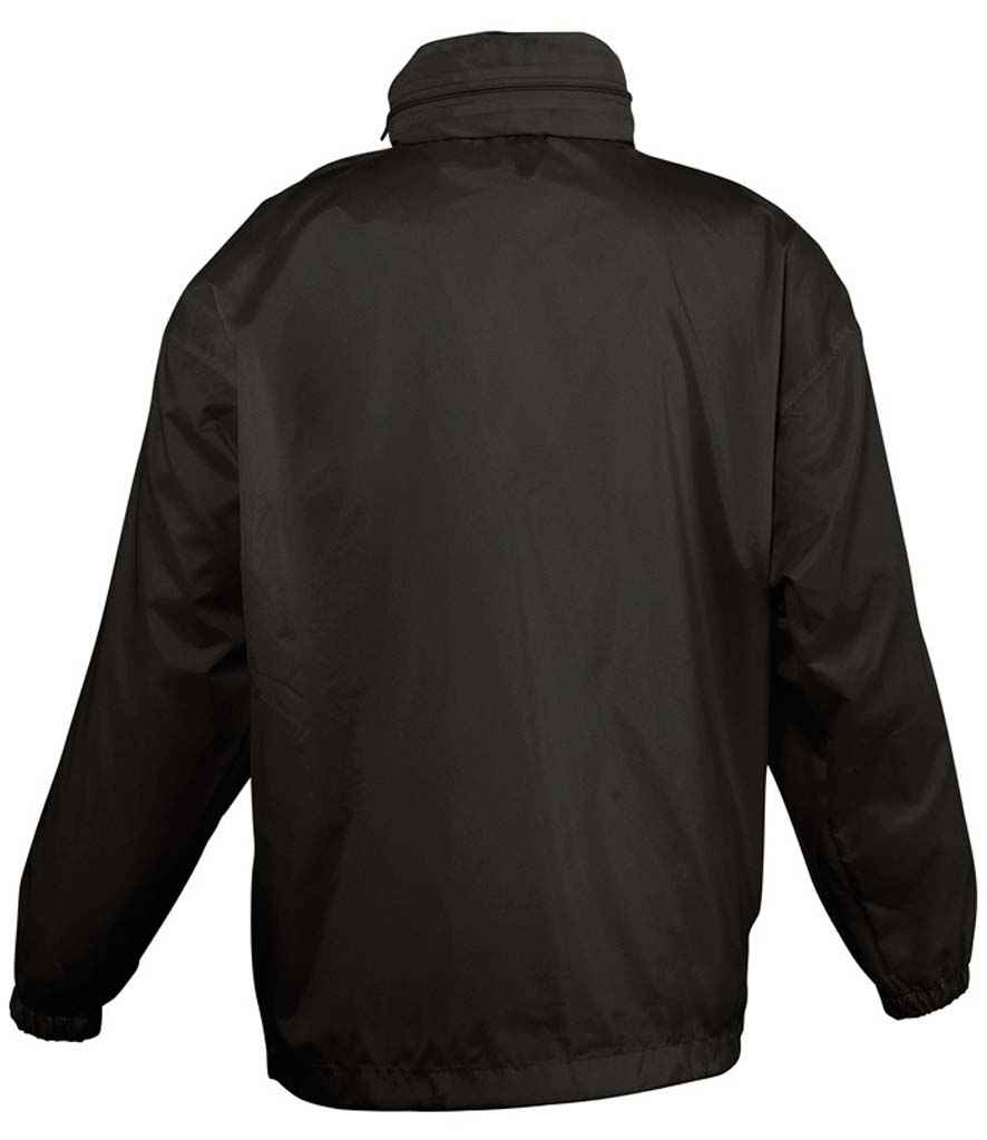 SOL'S Kids Surf Windbreaker Jacket | Black - Image 3