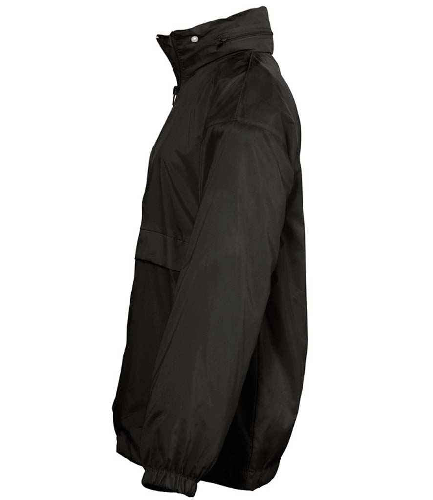 SOL'S Kids Surf Windbreaker Jacket | Black - Image 4