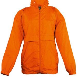 SOL'S Kids Surf Windbreaker Jacket | Orange