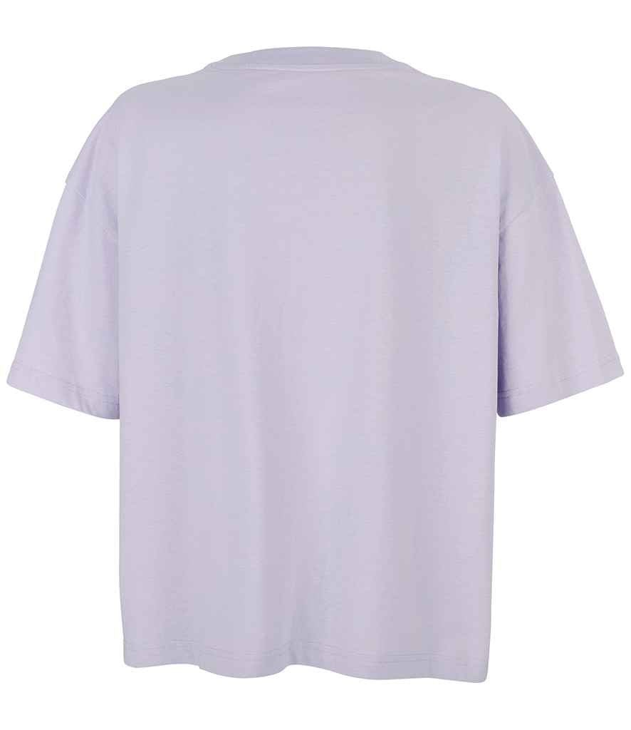 SOL'S Ladies Boxy Oversized Organic T-Shirt | Lilac - Image 2