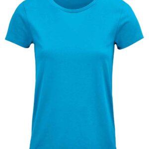 SOL'S Ladies Crusader Organic T-Shirt | Aqua