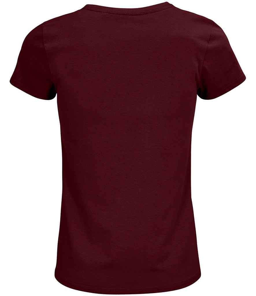SOL'S Ladies Crusader Organic T-Shirt | Burgundy - Image 2