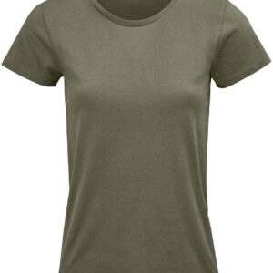 SOL'S Ladies Crusader Organic T-Shirt | Khaki