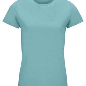 SOL'S Ladies Crusader Organic T-Shirt | Pool Blue
