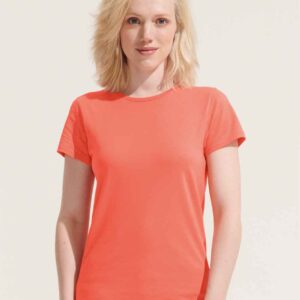 SOL'S Ladies Crusader Organic T-Shirt | Pop Orange