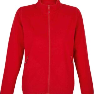 SOL'S Ladies Factor Recycled Micro Fleece Jacket | Red