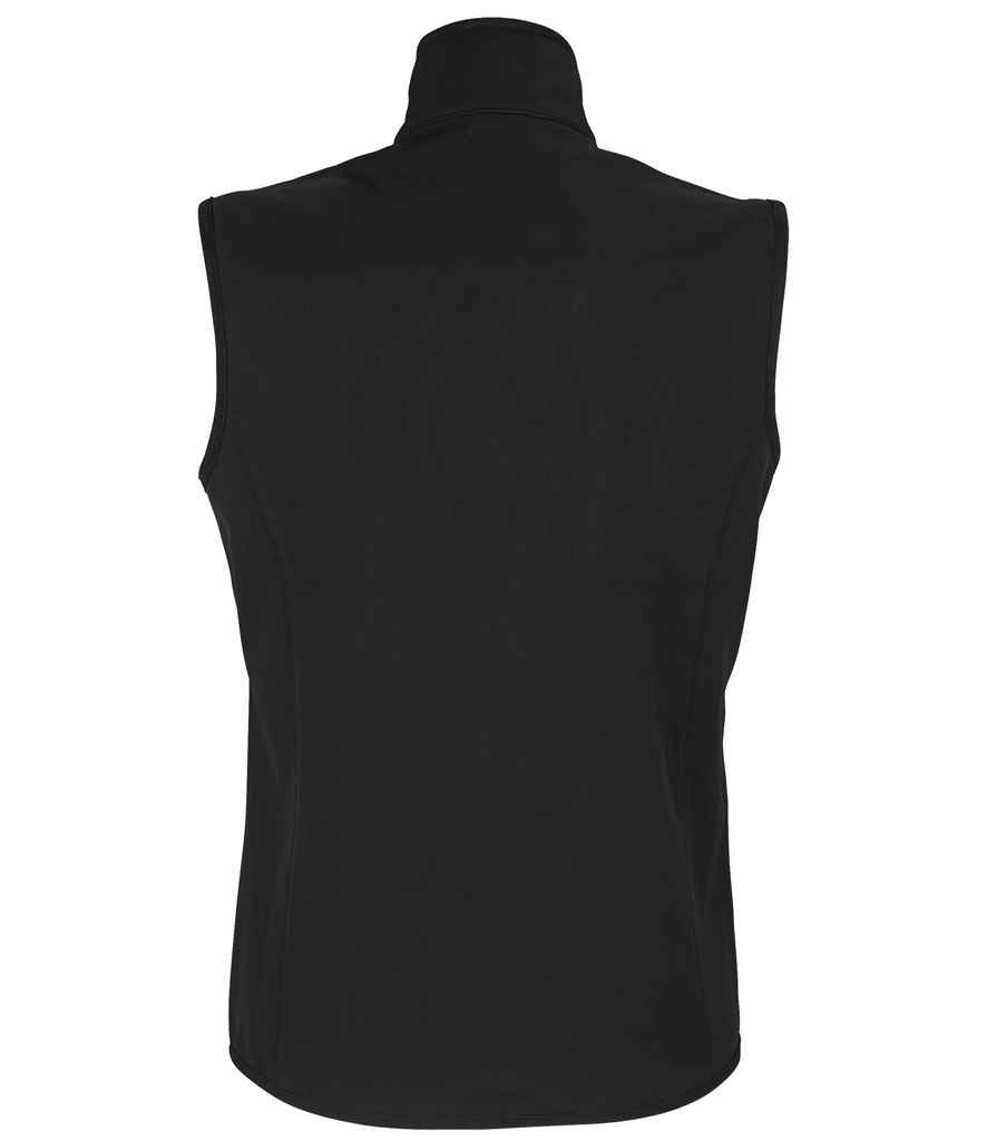 SOL'S Ladies Falcon Recycled Soft Shell Bodywarmer | Black - Image 2