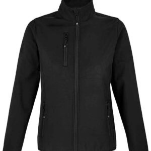 SOL'S Ladies Falcon Recycled Soft Shell Jacket | Black