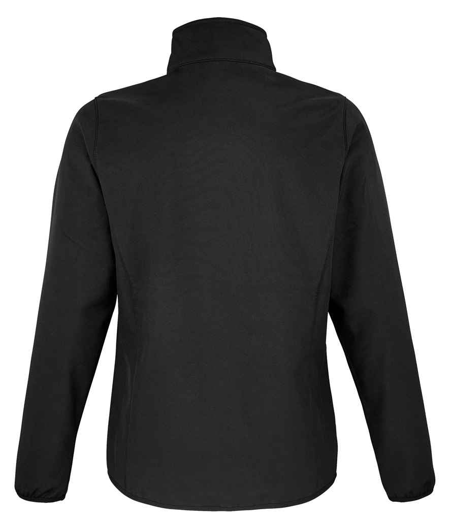 SOL'S Ladies Falcon Recycled Soft Shell Jacket | Black - Image 2