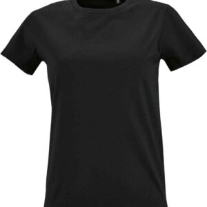 SOL'S Ladies Imperial Fit T-Shirt | Deep Black