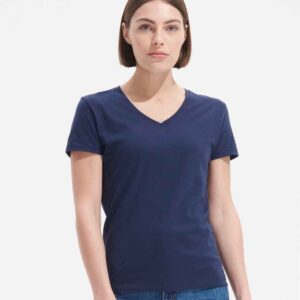 SOL'S Ladies Imperial V Neck T-Shirt | French Navy