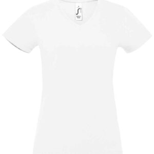 SOL'S Ladies Imperial V Neck T-Shirt | White