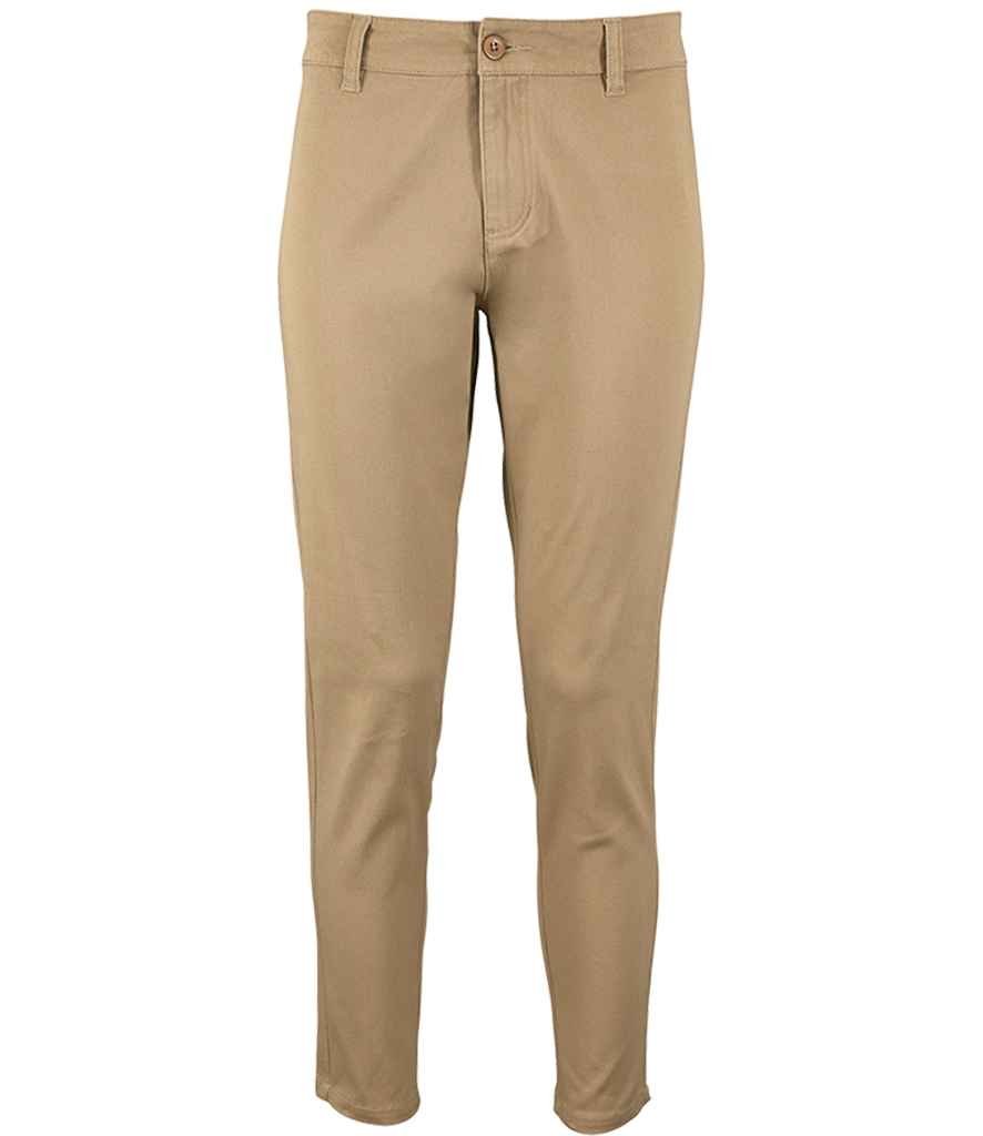 SOL'S Ladies Jules Chino Trousers | Chestnut - Image 2