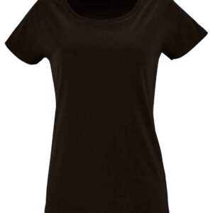 SOL'S Ladies Milo Organic T-Shirt | Deep Black