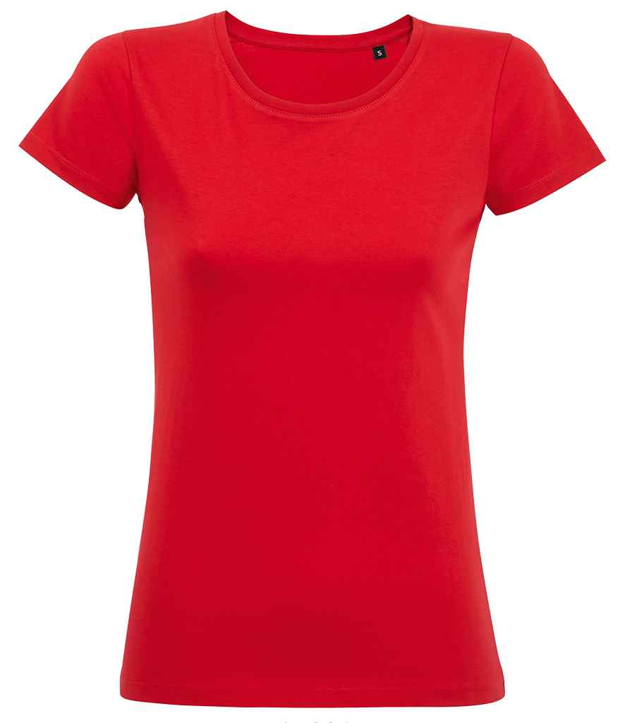 SOL'S Ladies Milo Organic T-Shirt | Red