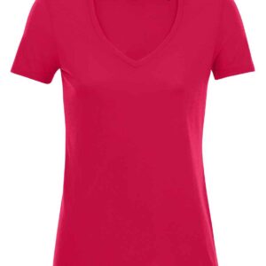 SOL'S Ladies Motion V Neck T-Shirt | Dark Pink