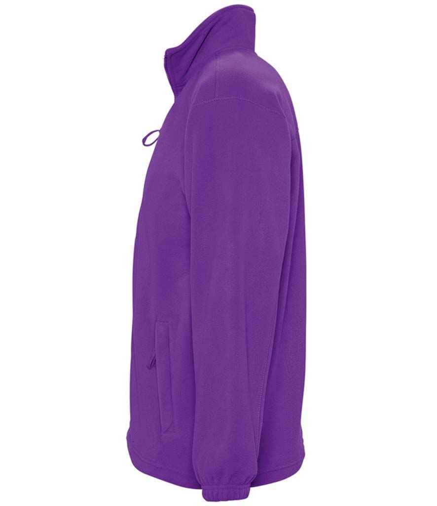 SOL'S Ladies North Fleece Jacket | Dark Purple - Image 3