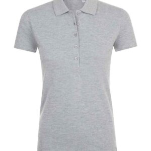 SOL'S Ladies Phoenix Piqué Polo Shirt | Grey Marl