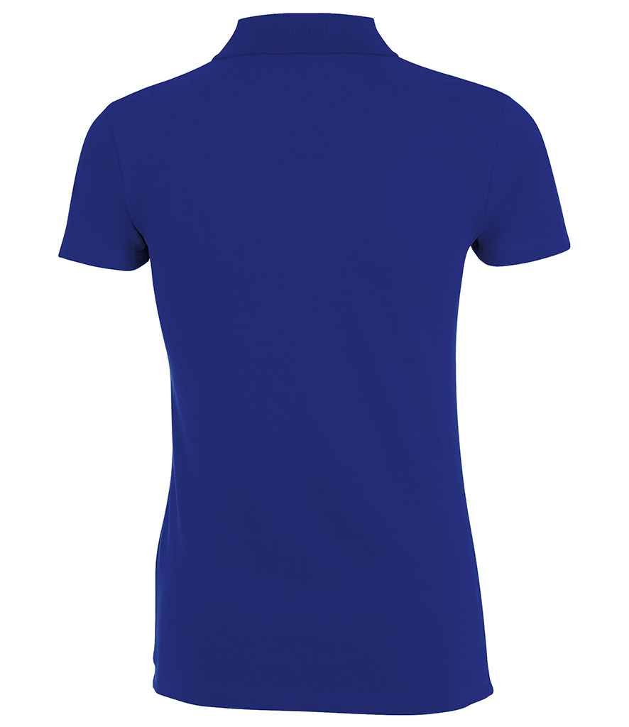 SOL'S Ladies Phoenix Piqué Polo Shirt | Ultramarine - Image 3