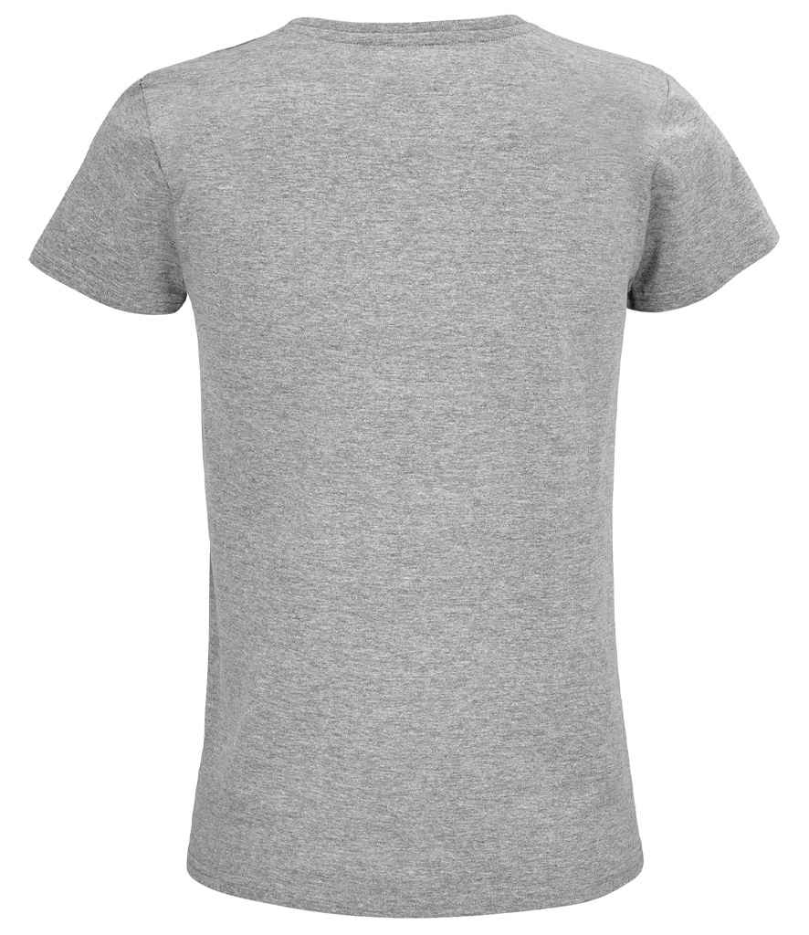 SOL'S Ladies Pioneer Organic T-Shirt | Grey Marl - Image 2