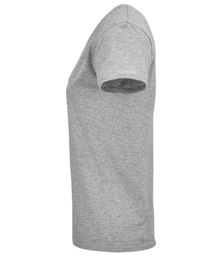 SOL'S Ladies Pioneer Organic T-Shirt | Grey Marl - Image 3