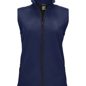 SOL'S Ladies Race Soft Shell Bodywarmer | French Navy