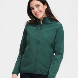 SOL'S Ladies Radian Soft Shell Jacket | Forest Green