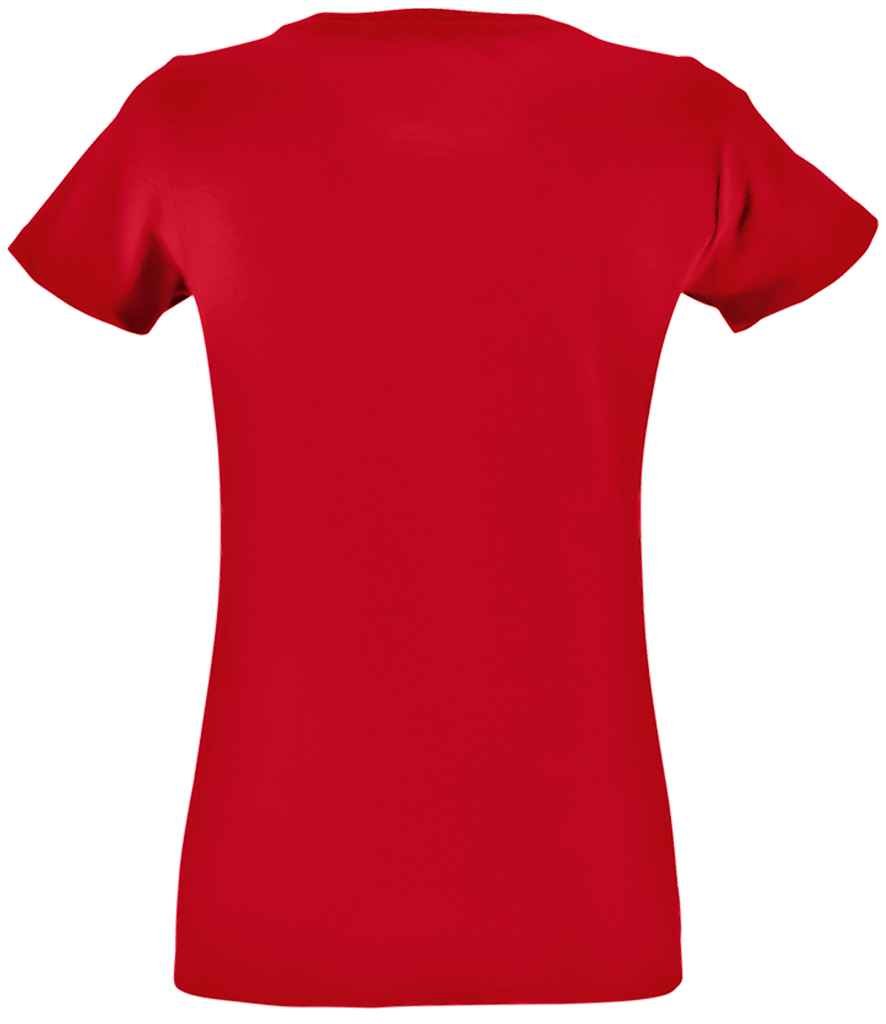 SOL'S Ladies Regent Fit T-Shirt | Red - Image 2
