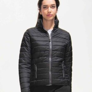 SOL'S Ladies Ride Padded Jacket | Black