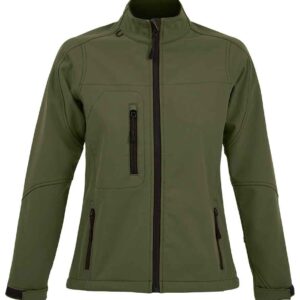 SOL'S Ladies Roxy Soft Shell Jacket | Army