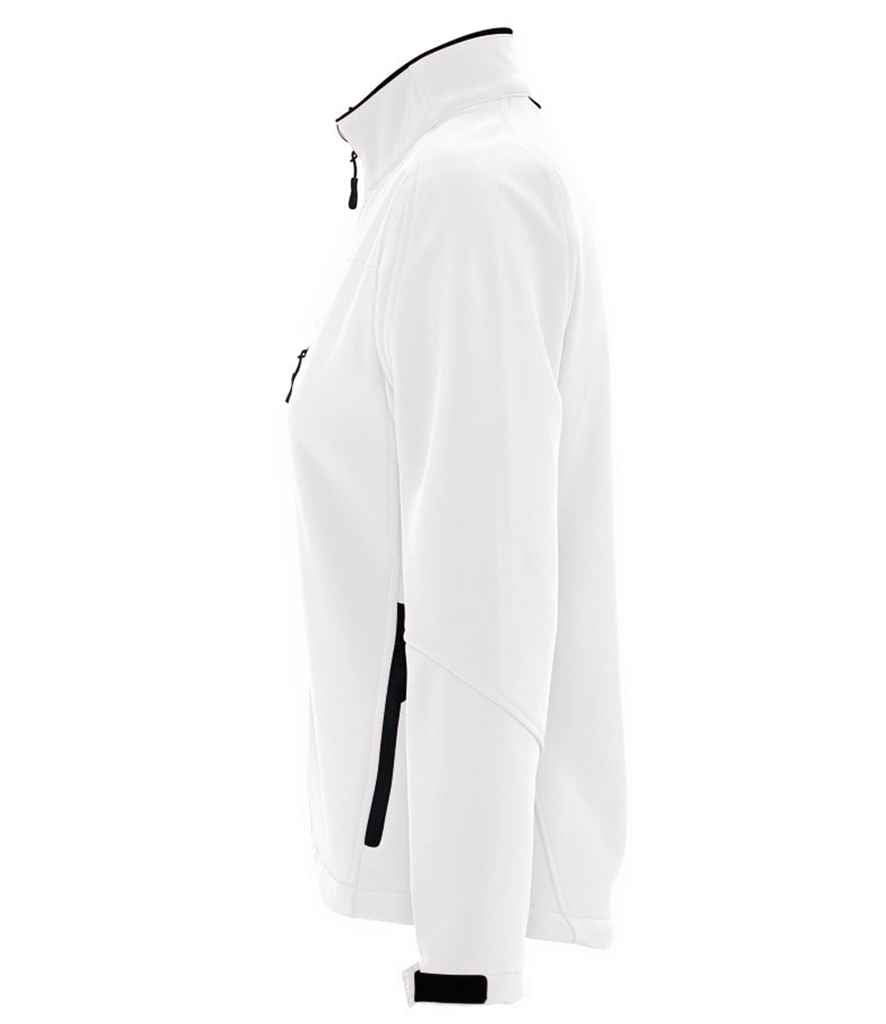SOL'S Ladies Roxy Soft Shell Jacket | White - Image 3