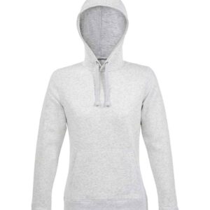 SOL'S Ladies Spencer Hooded Sweatshirt | Ash