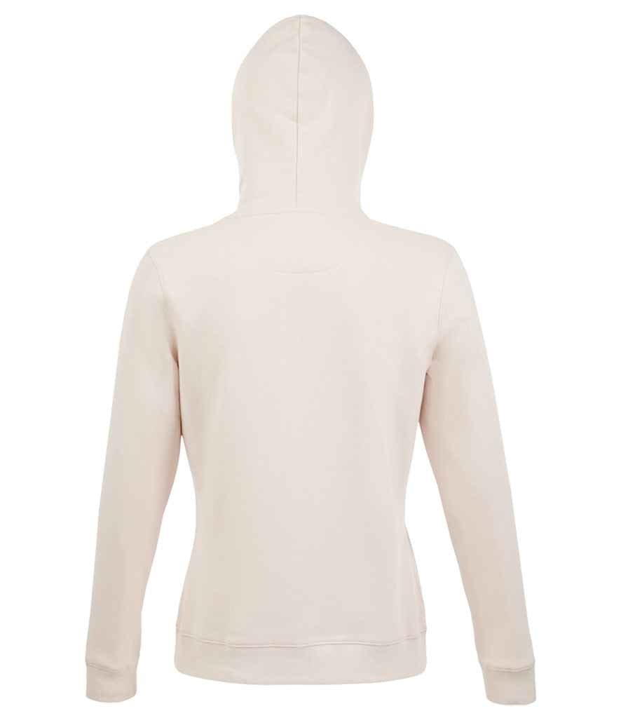 SOL'S Ladies Spencer Hooded Sweatshirt | Creamy Pink - Image 3