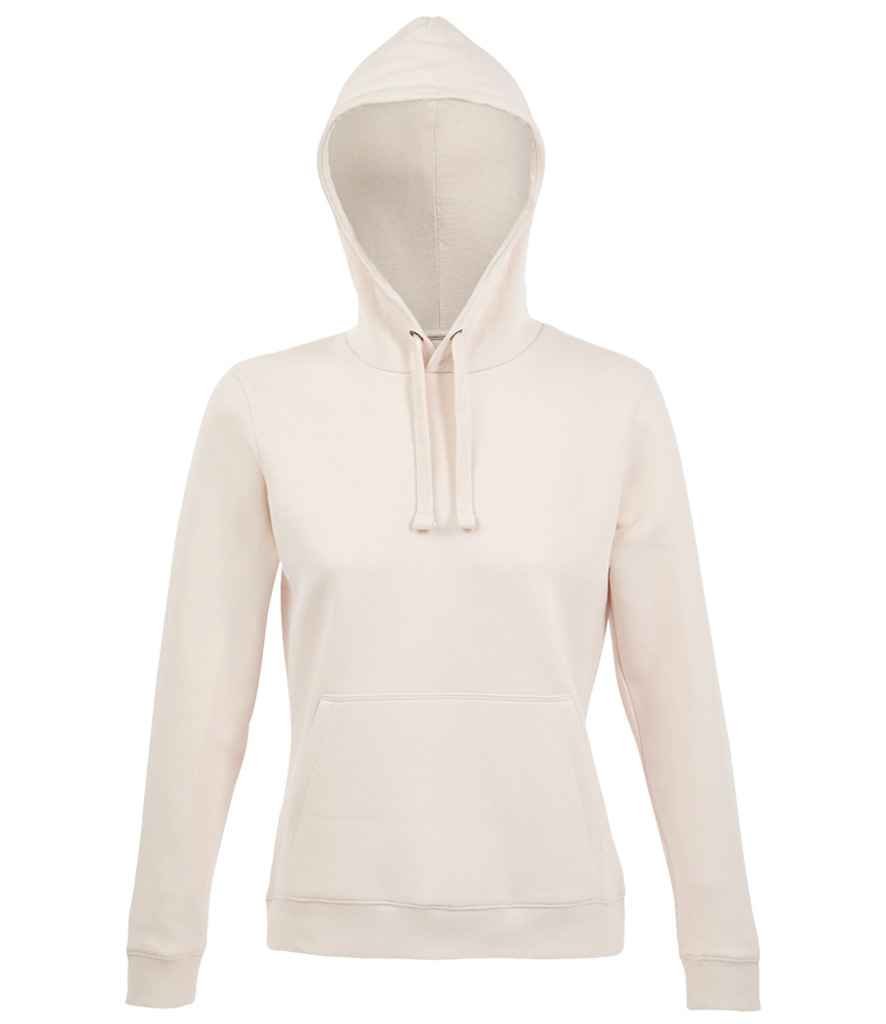 SOL'S Ladies Spencer Hooded Sweatshirt | Creamy Pink - Image 2