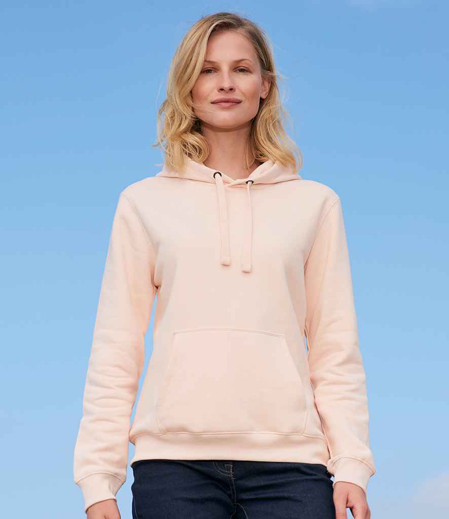 SOL'S Ladies Spencer Hooded Sweatshirt | Creamy Pink