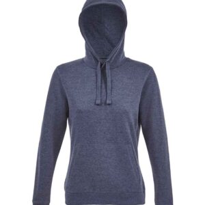 SOL'S Ladies Spencer Hooded Sweatshirt | Heather Denim