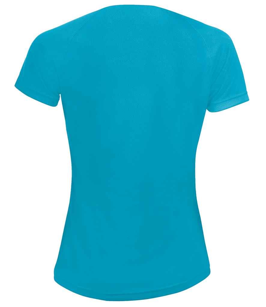 SOL'S Ladies Sporty Performance T-Shirt | Aqua - Image 2