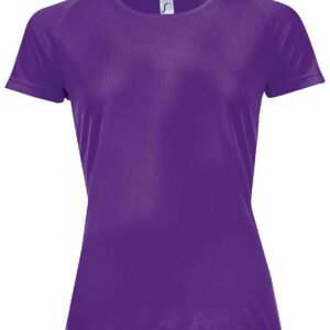 SOL'S Ladies Sporty Performance T-Shirt | Dark Purple