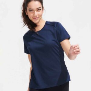 SOL'S Ladies Sporty Performance T-Shirt | French Navy