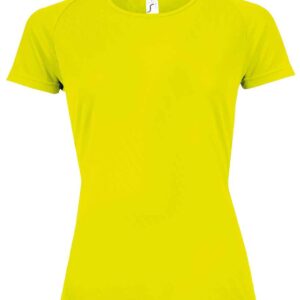 SOL'S Ladies Sporty Performance T-Shirt | Neon Yellow
