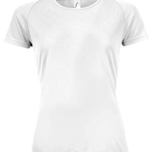 SOL'S Ladies Sporty Performance T-Shirt | White