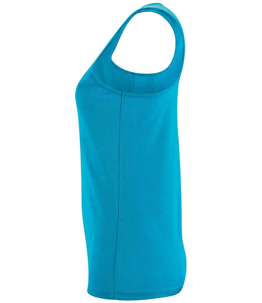 SOL'S Ladies Sporty Performance Tank Top | Aqua - Image 3