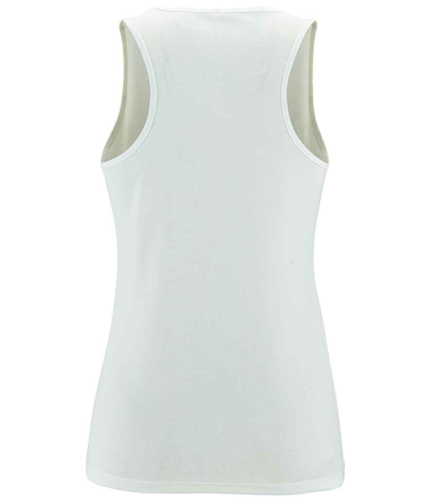 SOL'S Ladies Sporty Performance Tank Top | White - Image 2