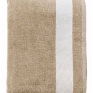 SOL'S Lagoon Beach Towel | Beige/White