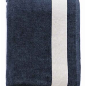 SOL'S Lagoon Beach Towel | French Navy/White