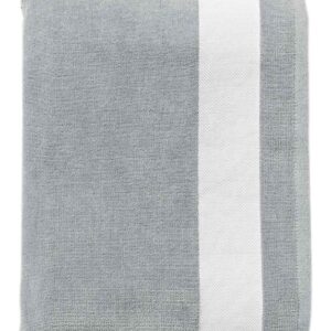 SOL'S Lagoon Beach Towel | Pure Grey/White