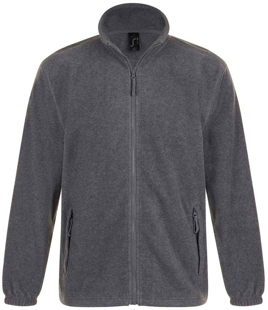 SOL'S North Fleece Jacket | Grey Marl - Image 3