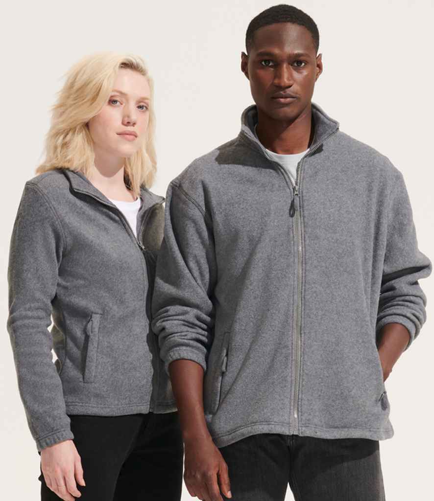 SOL'S North Fleece Jacket | Grey Marl - Image 2