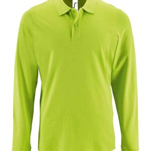SOL'S Perfect Long Sleeve Piqué Polo Shirt | Apple Green